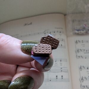 Miniature Ice Cream Sandwich Earrings